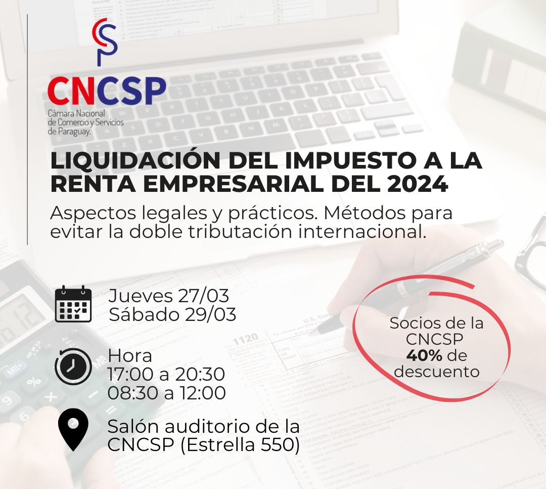 Se realizará capacitación sobre Liquidación del Impuesto a la Renta Empresarial del 2024